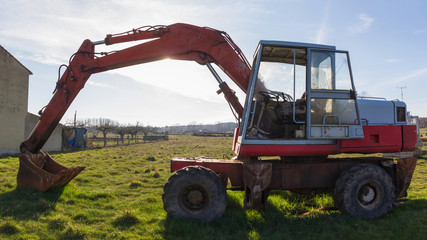 Excavadora Estropeada