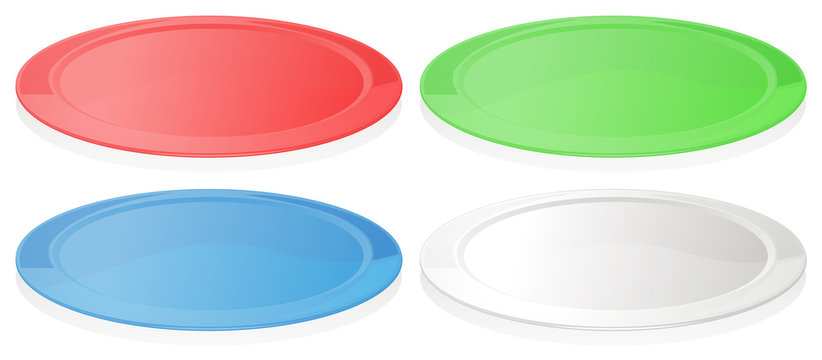 Colorful plates