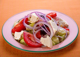 Greek vegitarian salad