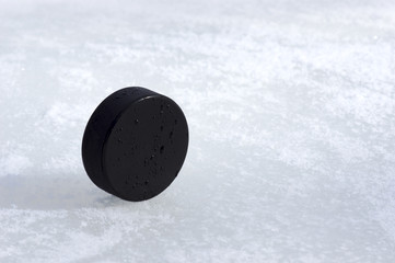 puck on the edge