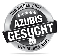 Fototapeta premium AZUBIS gesucht - Wir bilden aus!