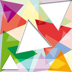 Vector abstract background with triangles