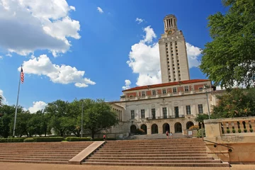 Fototapeten Akademische Gebäudekuppel der University of Texas © Blanscape