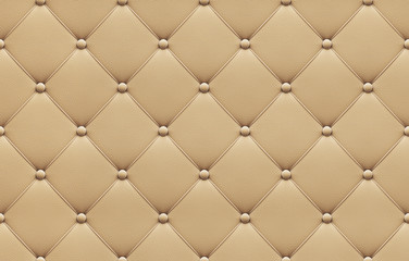 Seamless beige leather upholstery pattern