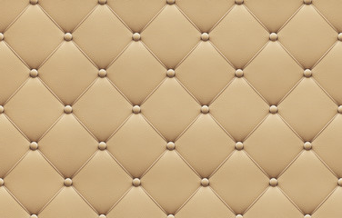 Seamless beige leather upholstery pattern