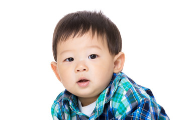 Asia little boy portrait