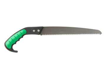 pruning saw isolated on white background