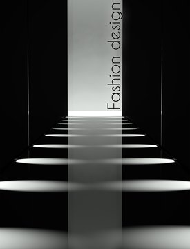 Dark Design Fashion Runway Background