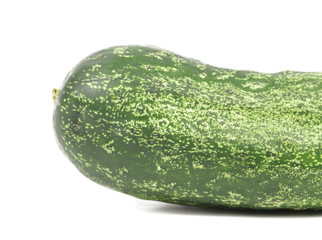 background cucumber  on white