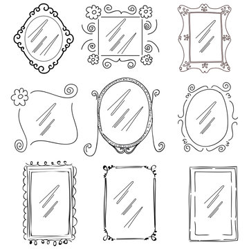doodle picture frames