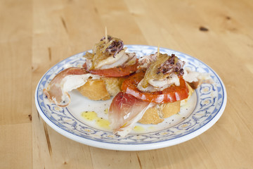 Tapa Spanish Basque country