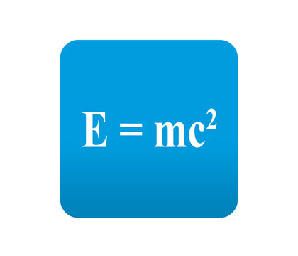 Etiqueta tipo app azul simbolo ciencias