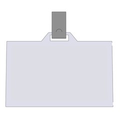 cartoon image of ID badge