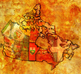 manitoba on map of canada