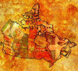new brunswick on map of canada