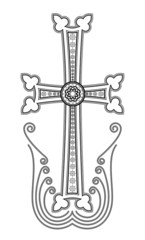 Traditional Armenian Apostolic Church cross clip art