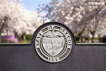Naklejka premium Seal of the State of Oregon