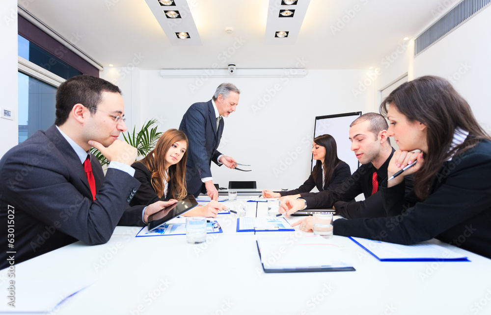 Canvas Prints business people at work