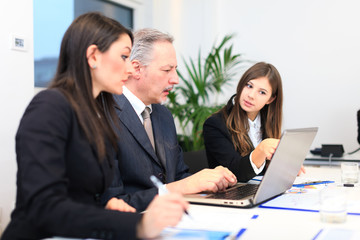 Fototapeta premium Business people at work
