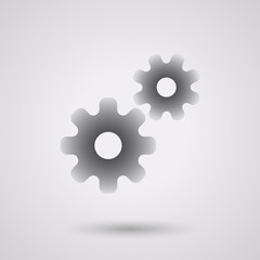 black gears background