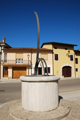 Horizontal Sundial in Aiello