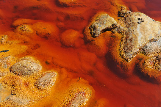 Contaminated water, Rio Tinto Mines, Huelva