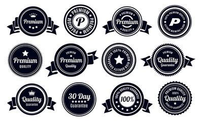 Vintage Quality Guarantee Badges