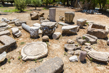 Obraz premium Monastery (friary) in Messara Valley at Crete island in Greece