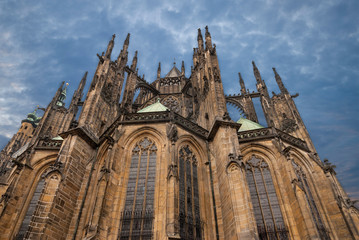 Fototapeta na wymiar St. Vita`s Cathedral in Prague , Czech Republic