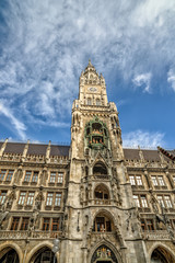 Fototapeta na wymiar City hall in Munich, Germany