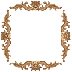 carved frame