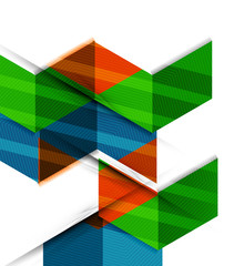 Abstract business geometric pattern
