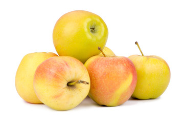 Apples isolated on white
