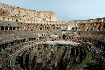 Naklejka premium Rome - inside the colosseum