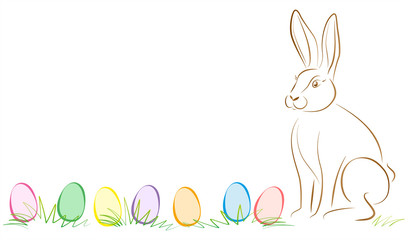 Easter Bunny Easter Eggs
