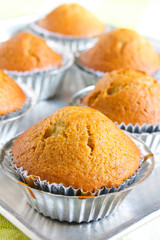 Banana cup cake.