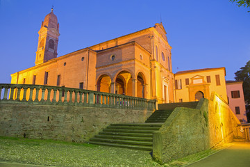 Bologna - Church San Michele in Bosco in evening dusk. © Renáta Sedmáková