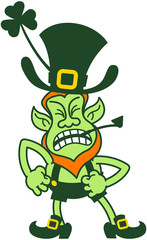 Saint Patrick's Day Angry Leprechaun
