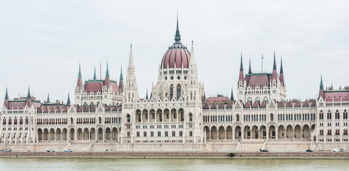 Fototapeta premium Budapest, the building of the Parliament (Hungary)