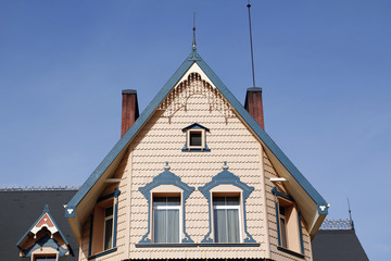 Wooden house exterior