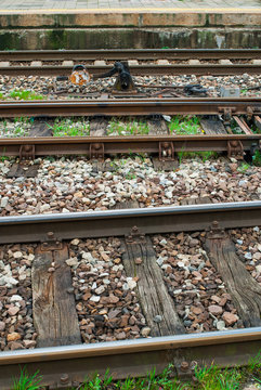 Rotaie di binari ferroviari, Ferrovia dei treni