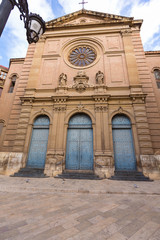 Valencia Jesuitas church near La Lonja Spain