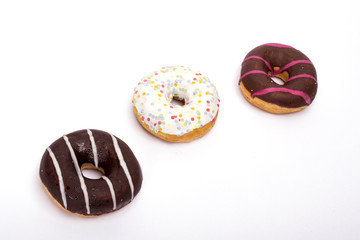 Selection of doughnuts