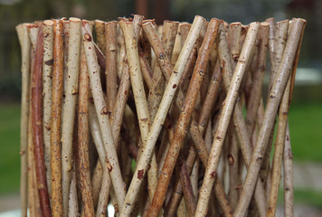 Geflecht aus Zweigen