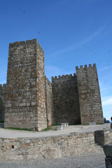 Fototapeta na wymiar Muros del Castillo de Trujillo