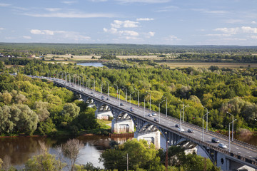 The bridge on the river Klyazma, Vladimir