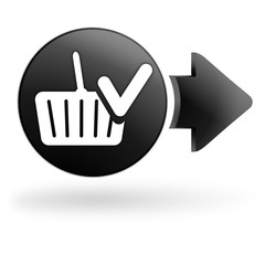 valider le panier sur bouton noir