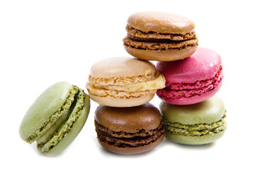 Tasty colorful macaroon