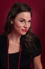 Pinup Girl Knowing Look