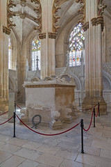 Batalha Monastery. Gothic Tomb of King and Queen